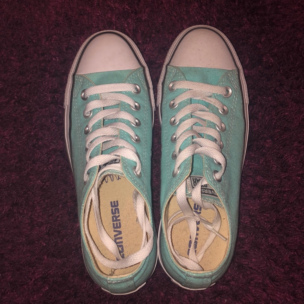 Turquoise converse